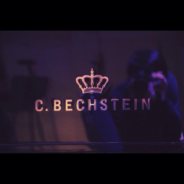 This one is for you man @bigfatgump. The #Bachstein Grand Piano in Studio 1 at #