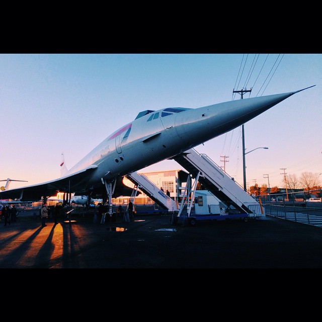 I wish that the #Concorde is still in service, the only passenger plane that had